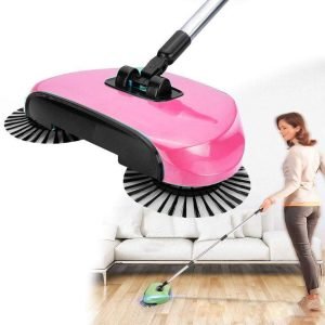 Stainless Steel Hand Push Sweepers Sweeping Machine Magic Broom Household Cleaning Tool