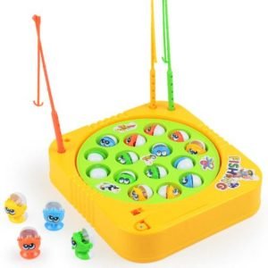 Colorful Electrical Rotating Fish Game Play Set for Kids