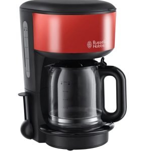Flame Red Coffee Maker Coffee Machine 1.25 Liter