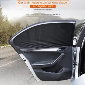 4Pcs Car Window Sun Shade Universal Vehicle Sun Protection Window Mesh Elastic Cover