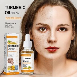 10ml Turmeric Facial Repair Serum Anti-Wrinkle Face Essential Oil Moisturizing Brighten Whitening
