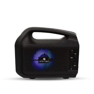 KTS-1261 3 Inch Outdoor FM Radio Support MP3 LED Torch Light Solar Wireless Portable Speaker
