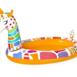 Bestway 53089 Cute Giraffe Animal Shape Water Splash Swimming Pool