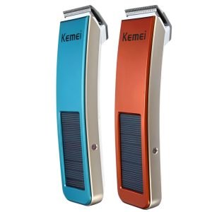 Kemei KM-579 Solar Powered Rechargeable Hair Clipper