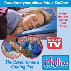 Summer Cool Travel Neck Rest Chillow Sleeping Water Cooling Pad Cushion