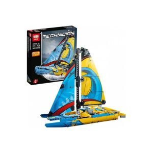370 Pcs LEPIN 20074 Technician Racing Yacht Building Blocks Set