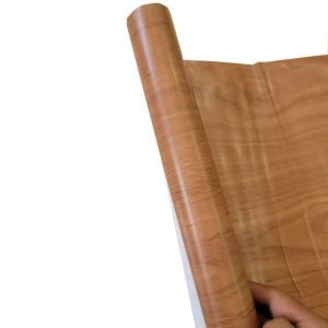60cm X 200cm Waterproof Wood Vinyl Wallpaper Roll Self Adhesive Cabinet Decorative Sticker