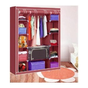 Portable Fabric Wardrobe For Section 3 Storage HCX 68130