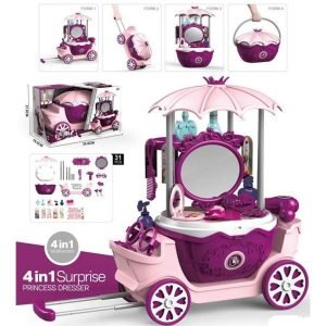 4 In 1 Simulation Surprise Princess Dresser Home Role Play Set For Kids