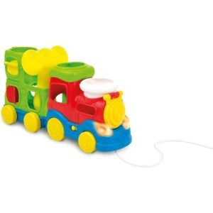 Colorful Activity Train Fun Ball sounds, melodies and flashing lights For Kids