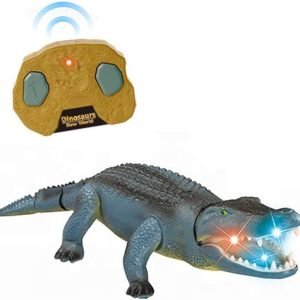 Crocodile Toy Remote Control Walking Alligator With Lights And Sound Effects