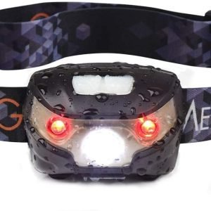 USB Rechargeable Camp LED Waterproof Headlamp With 5 Light Modes