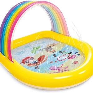 Intex 57156 Inflatable Rainbow Swimming Pool 147x130x86 Cm