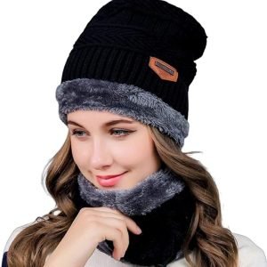 Winter Cap and neck warmer for Men and Women , HIGH QUALITY 2 Pcs Set