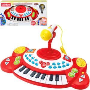 18 Keys Electronic Piano Keyboard With Detachable Microphone