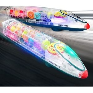 Colorful Chocozone Gear Train with Lights & Bump & Musical Go Action Toy for Kids