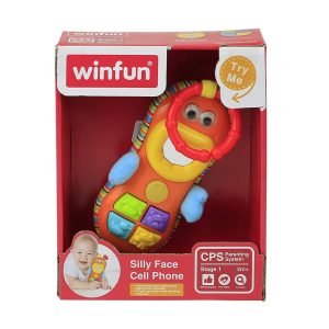Silly Face Cell Phone Multi Color Kids Play Toy
