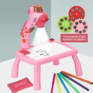 Early Education Projection Drawing Table with Light & Music for Kids