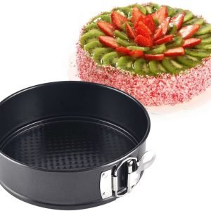 3 Pcs 24cm/26cm/28cm Round Non Stick Spring Form Cake Mold Baking Pan