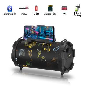 Audionic X3 Rechargeable Portable & Wireless Speaker With Bluetooth Mobile Stand FM USB