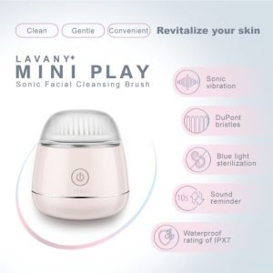 Lavany Facial Cleansing Brush Exfoliating Pore Minimizer to Clean Skin