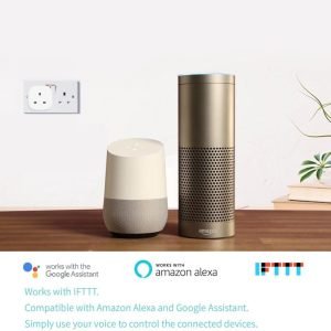 Pack of 2 Meross MSS210 Smart WiFi Plugs IFTTT Supported App Remote Control Socket Plug