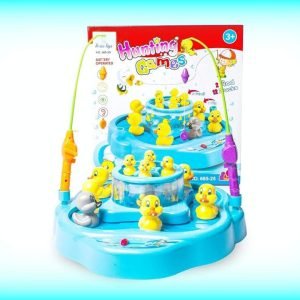 Two Layer Rotating Musical LED Duck Game Kids Play Toy
