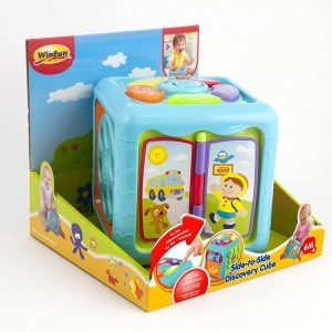 Side-To-Side Discovery Cube Baby Toy