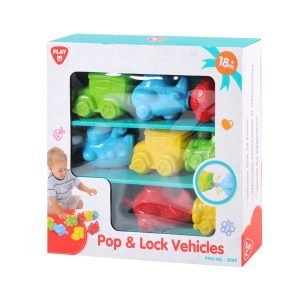 Pop & Lock Vehicles Kids Multicolor Fun Play Toys