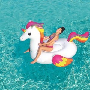 Bestway 41113 Inflatable Supersized Unicorn Ride-On Swimming Pool