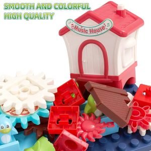 Colorful Electrical Penguin Slide & Climbing Ladder Building Blocks for Kids