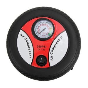 DC 12V Electric Car Tire Inflatable Air Pumps Tyre Pressure Monitor Compressor Portable For Bike Car