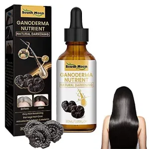 Anti-greying Hair Serum, Anti-greying Hair Serum, Ganoderma Nutrient Natural Darkening Healthier Thicker Hair