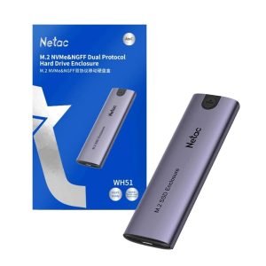 WH51 M.2 NVMe & NGFF Dual Protocol Hard Drive Enclosure