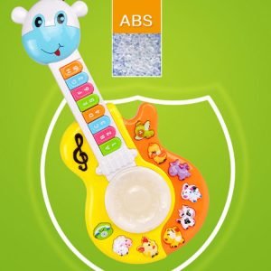 Electronic Guitar Piano Instrument Multi-Function Lighting Teaching Animal Enlightenment Baby Toy