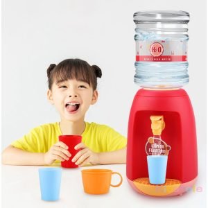 Children Educational Mini Water Dispenser Water Cup Set Kitchen Toy Gift