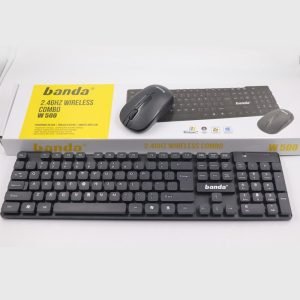 W500 Banda 2.4 GHz Wireless Combo Keyboard Mouse