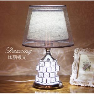 Nordic Crystal Table Lamp Bedroom Bedside Lamp Creative Warm Modern Room Decoration