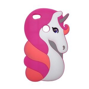 Unicorn Pink 3D Soft Silicone Phone Case Cover For IPhone 7 Plus