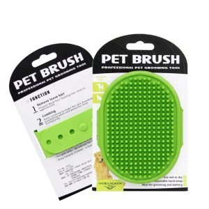 Effective Cleaning Animal Hair Removal Rubber Comb With Adjustable Ring