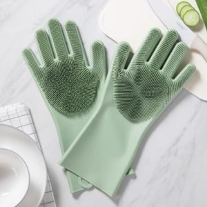 Dishwashing Cleaning Gloves Magic Silicone