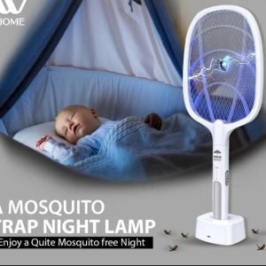 Mosquito Killer Racket, 2 In 1 Rechargeable Mosquito Lamp