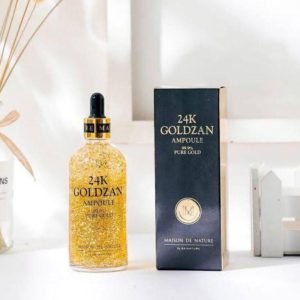 24K Goldzan Facial Serum Ampoule Pure Gold 99.9% Maison De Nature 100 Ml