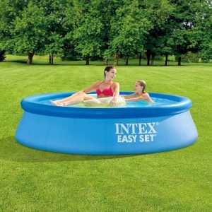 INTEX 28106 Easy Set Swimming Pool Flying Inflatable Pool 8ft X 24 In