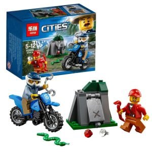 47Pcs LEPIN 02095 Brick City Off Road Chase Building Blocks
