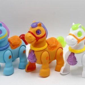 Cute Dony Pony Horse Walking With Light & Sound Battery Operated Toy