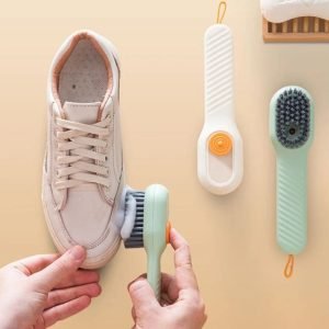 Multifunctional Soft-Bristled Shoe Brush
