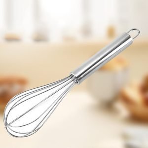 Stainless Steel Whisk Non-Stick Flexible Beater Easy To Handle Easy To Clean Multifunction Manual Stirrer