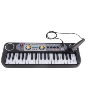 Musical Instruments Mini 37 Keys Electronic Keyboard With Microphone Learning Educational Toy