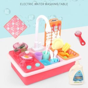 Pretend Kitchen Children's Simulation Electric Dishwasher Toy